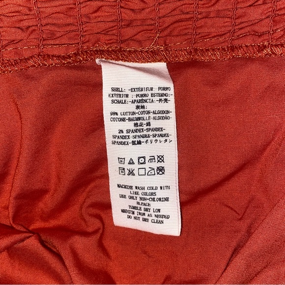 Free People Hold On Mini Dress Rust - Picture 7 of 7